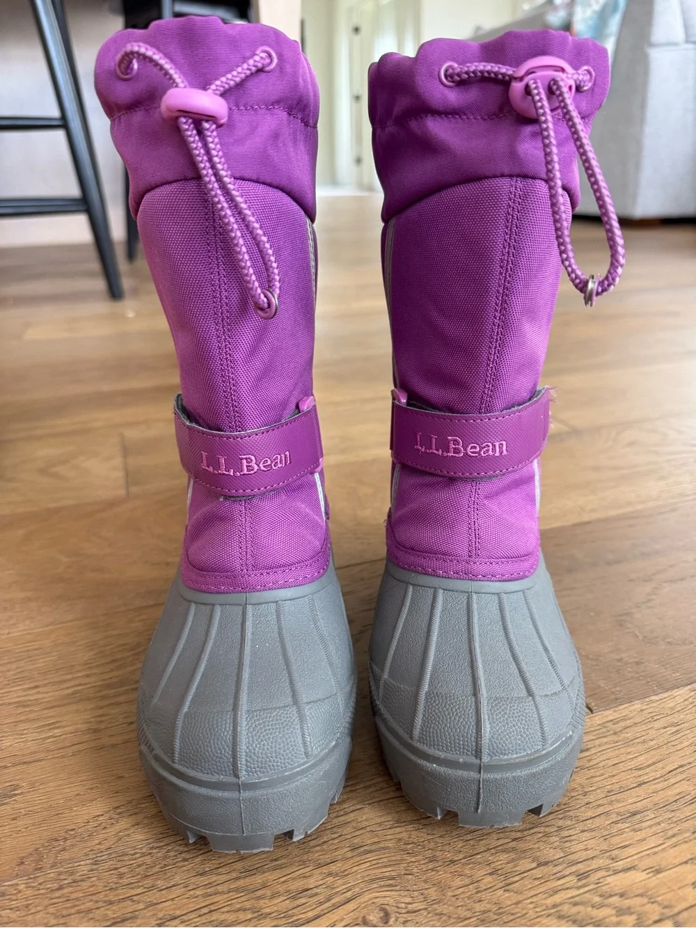 L.L.Bean Kids’ Northwoods Snow Boots Size 11 Lilac Purple